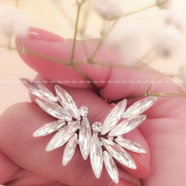 گوشواره سنجاقک سفید - Image 4
